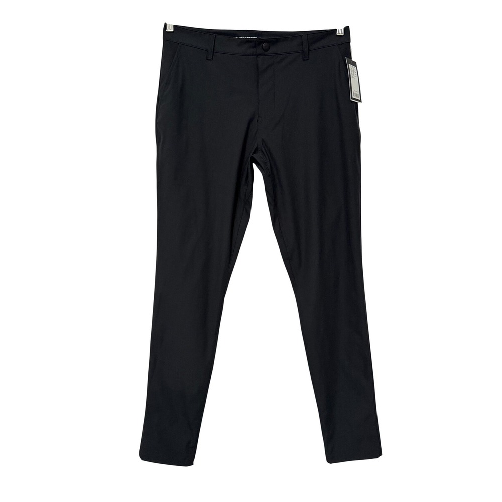 Rhone Commuter Pant Skinny sz 33 Black Flex-Knit Performance Trousers‎